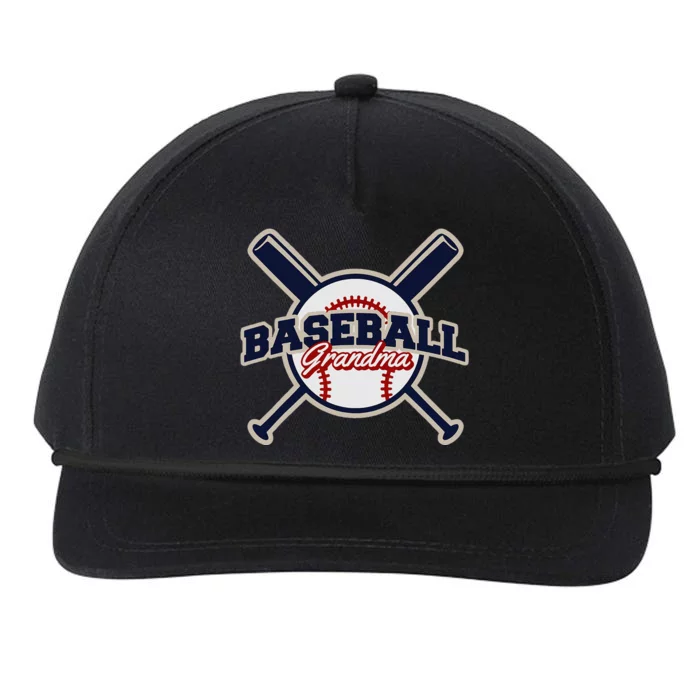 Baseball Grandma Baseball Snapback Five-Panel Rope Hat