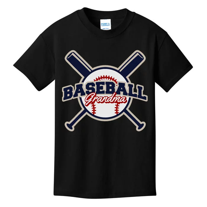 Baseball Grandma Baseball Kids T-Shirt