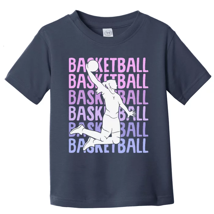 Basketball Girl Toddler T-Shirt