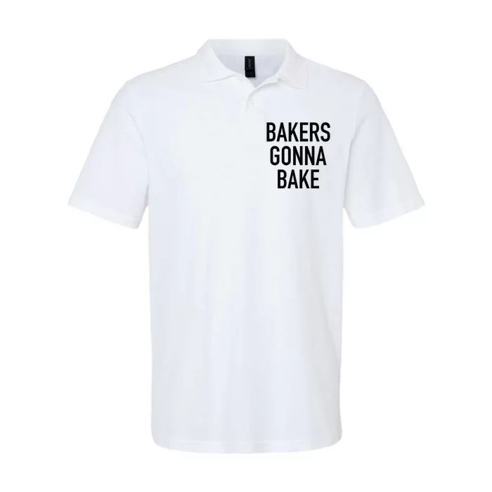 Bakers Gonna Bake Funny Baking Quote Softstyle Adult Sport Polo