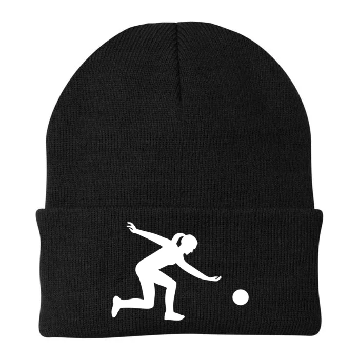 Bowling Gift Knit Cap Winter Beanie