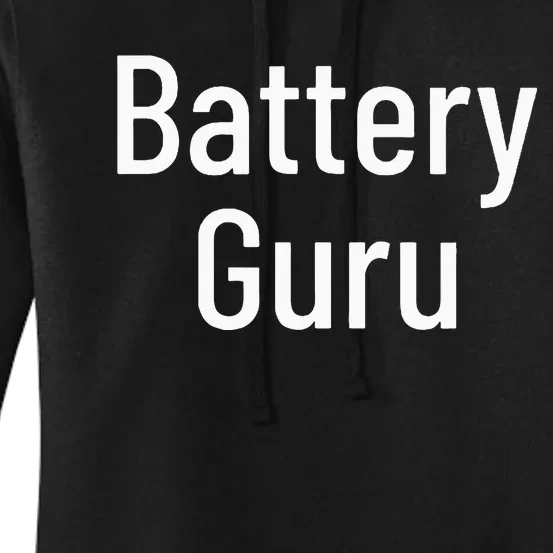 Battery Guru Women's Pullover Hoodie