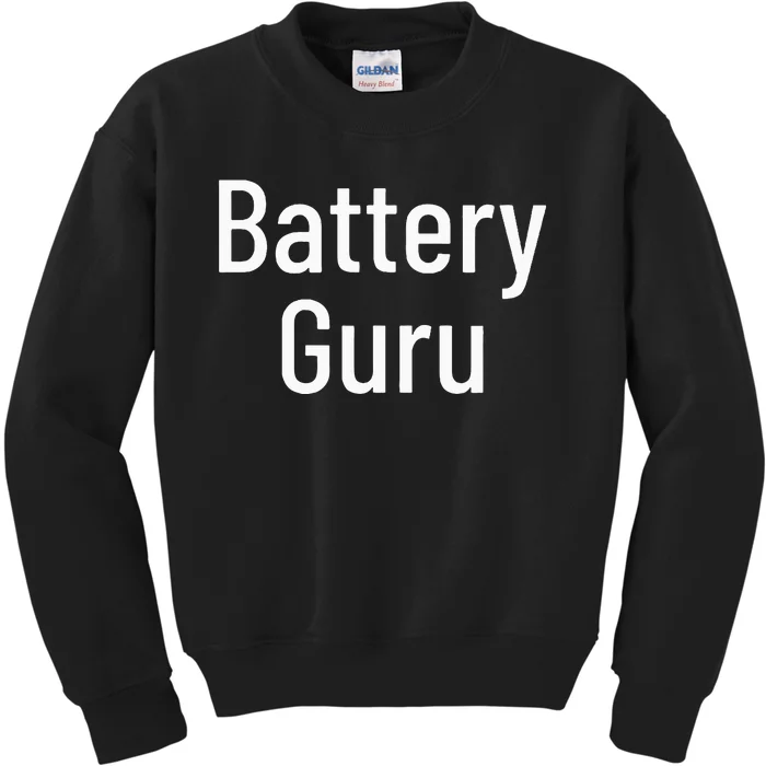 Battery Guru Kids Sweatshirt