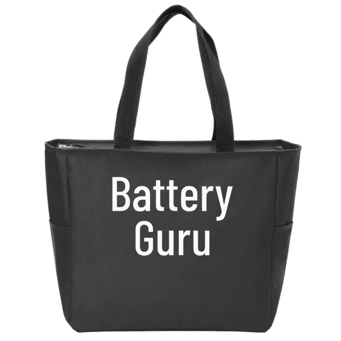 Battery Guru Zip Tote Bag