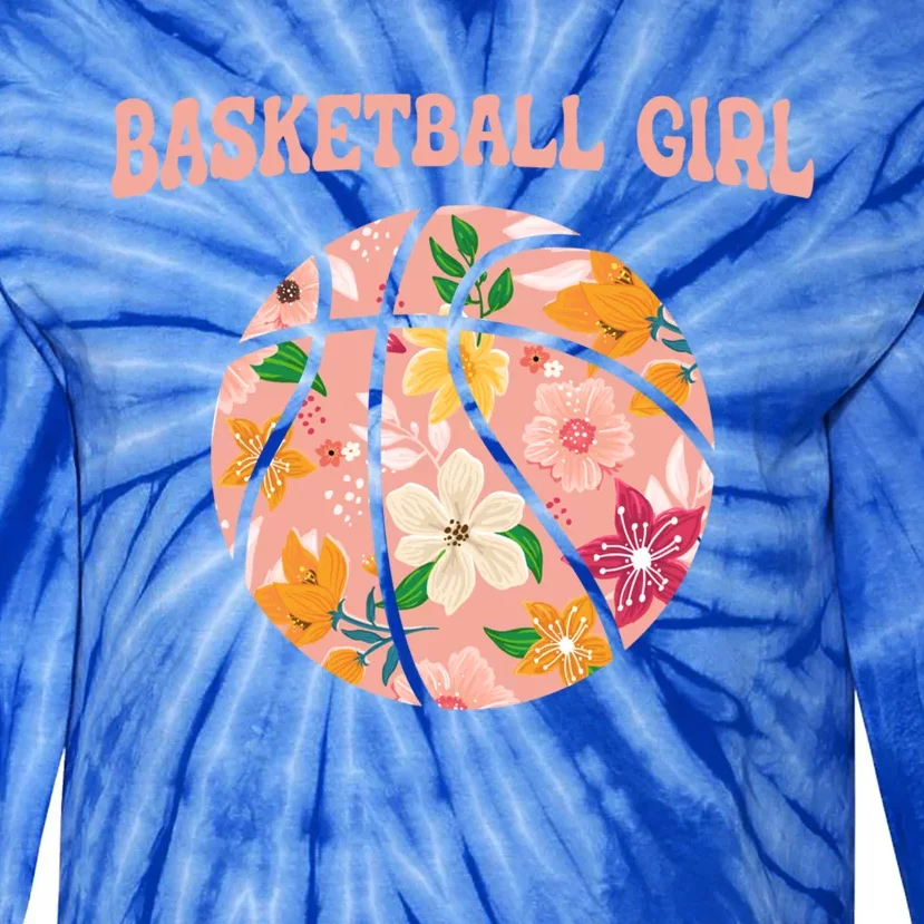 Basketball Gift Basketball Player Baller Basketball Funny Gift Tie-Dye Long Sleeve Shirt