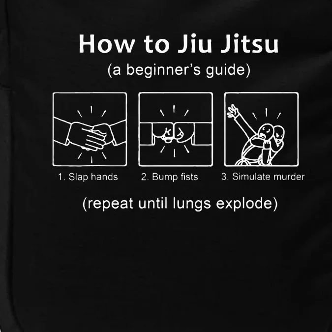 BJJ Gifts Beginner Jiu Jitsu Guide Funny Brazilian Jiu Jitsu Impact Tech Backpack