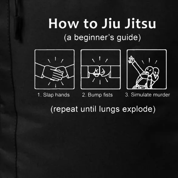 BJJ Gifts Beginner Jiu Jitsu Guide Funny Brazilian Jiu Jitsu Daily Commute Backpack