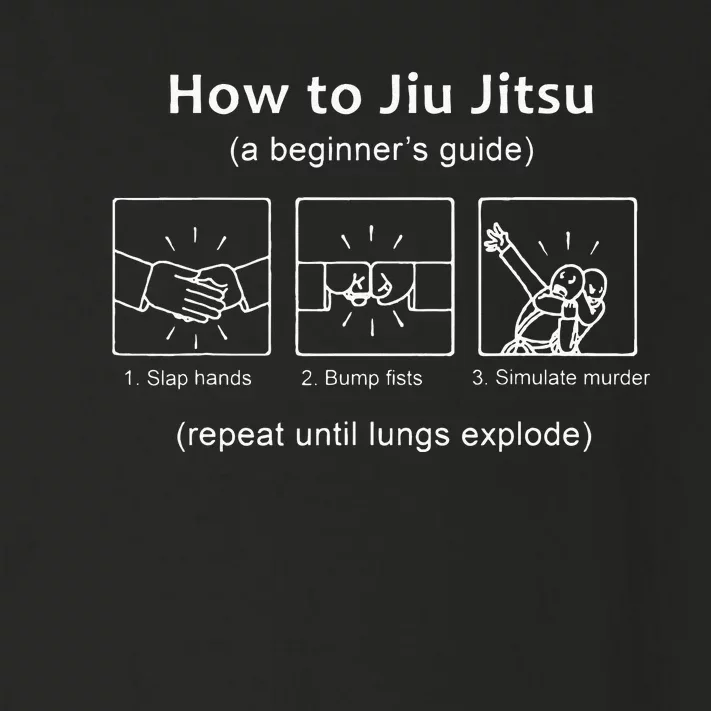 BJJ Gifts Beginner Jiu Jitsu Guide Funny Brazilian Jiu Jitsu Toddler Long Sleeve Shirt