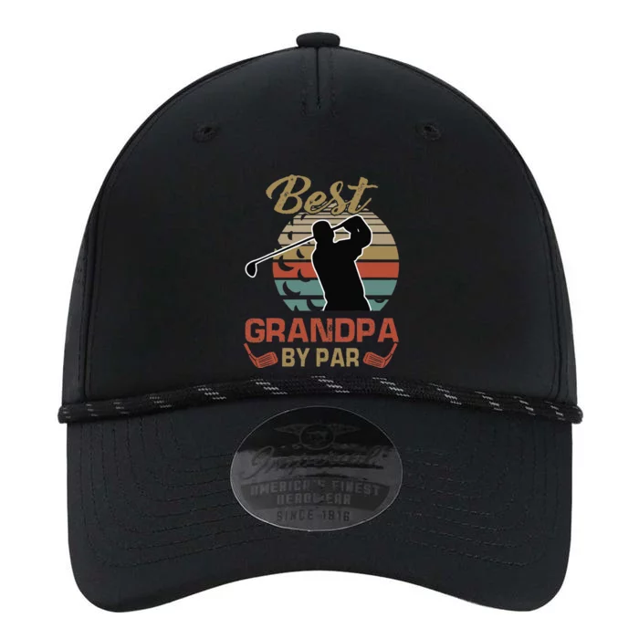 Best Grandpa By Par Golfing Gift For Father Day Performance The Dyno Cap