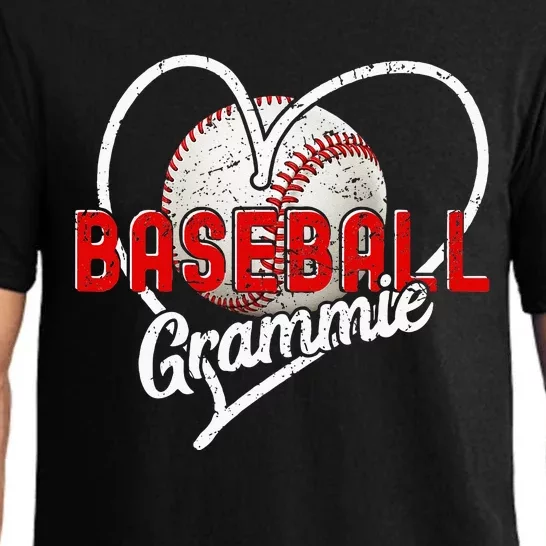 Baseball Grammie Baseball Love Baseball Player Pajama Set