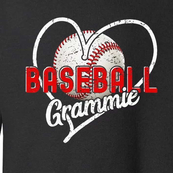 Baseball Grammie Baseball Love Baseball Player Toddler Sweatshirt