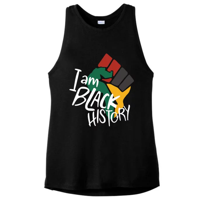 Black Gift Black History Gift Black History Black Meaningful Gift Ladies Tri-Blend Wicking Tank