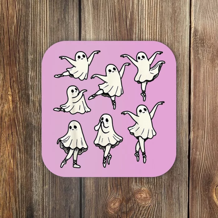 Ballet Ghost Ballet Dancer Spooky Dance Coaster