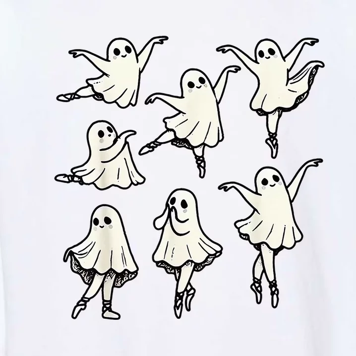 Ballet Ghost Ballet Dancer Spooky Dance Garment-Dyed Sweatshirt