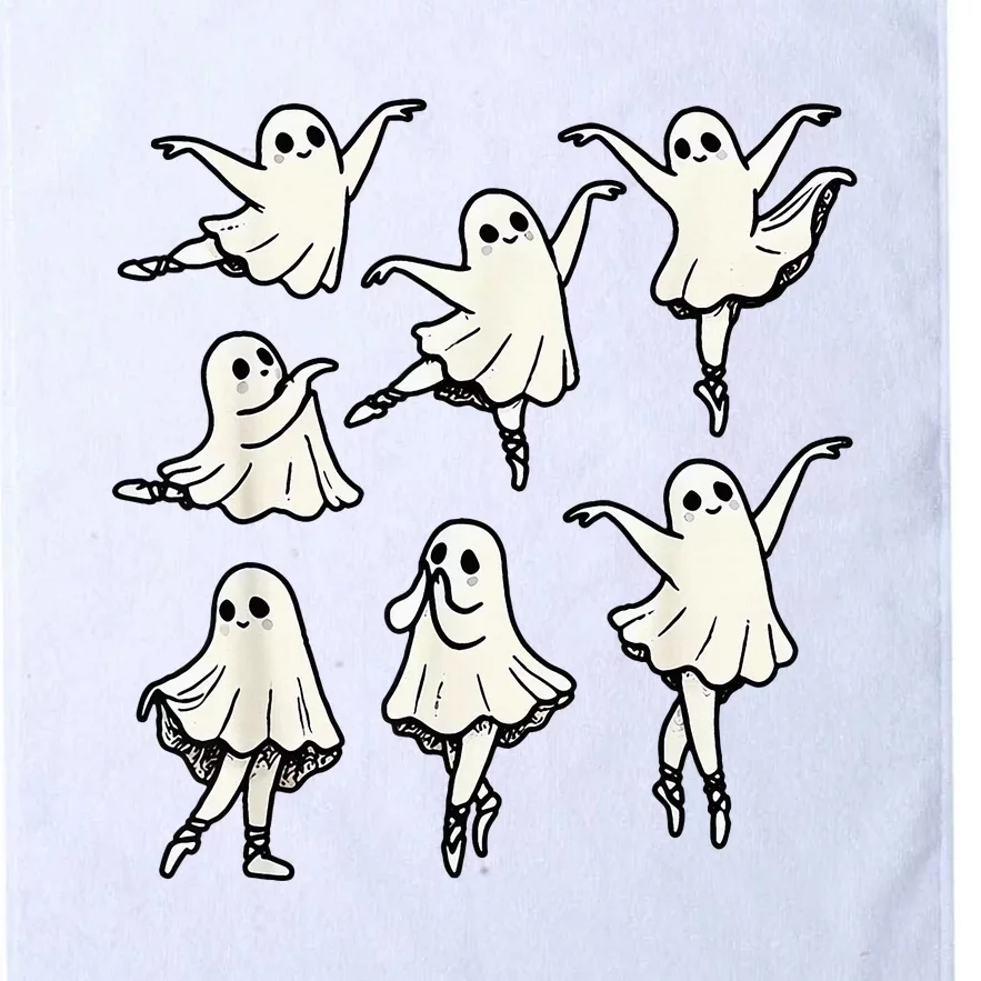 Ballet Ghost Ballet Dancer Spooky Dance Platinum Collection Golf Towel