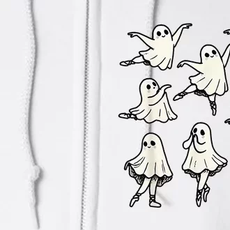 Ballet Ghost Ballet Dancer Spooky Dance Full Zip Hoodie