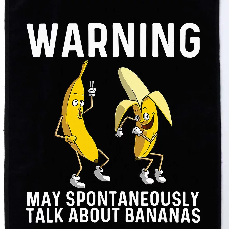 Banana Gift Banana Fruit Lover Platinum Collection Golf Towel