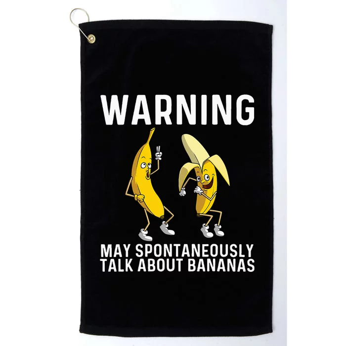 Banana Gift Banana Fruit Lover Platinum Collection Golf Towel