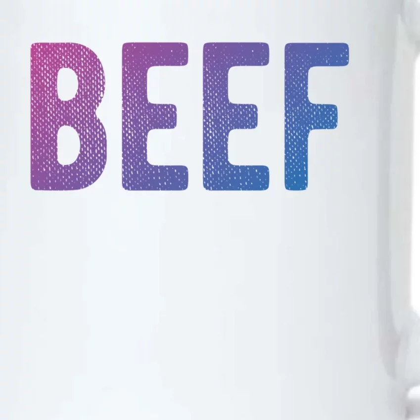 Beef Gift Black Color Changing Mug