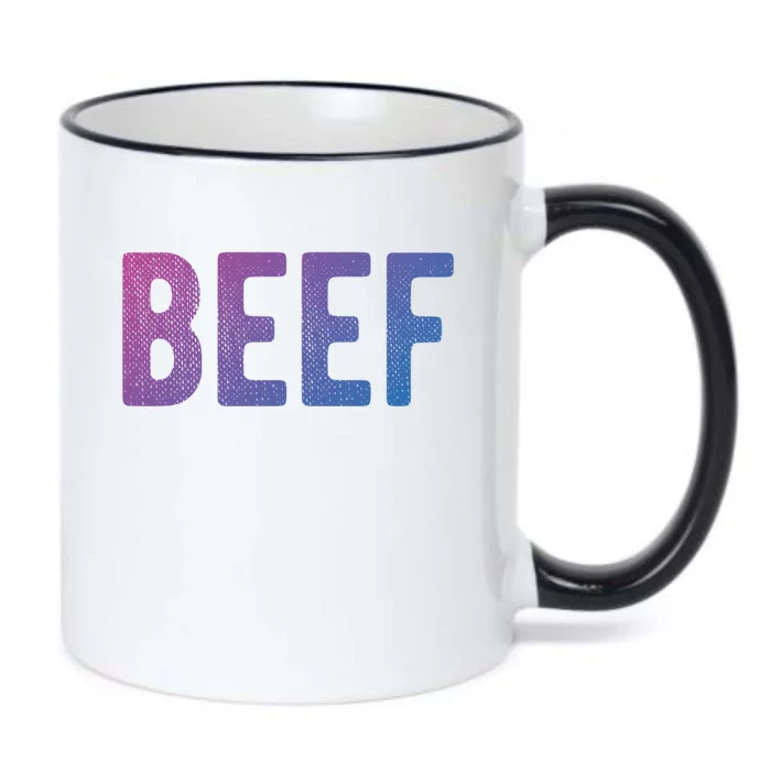 Beef Gift Black Color Changing Mug