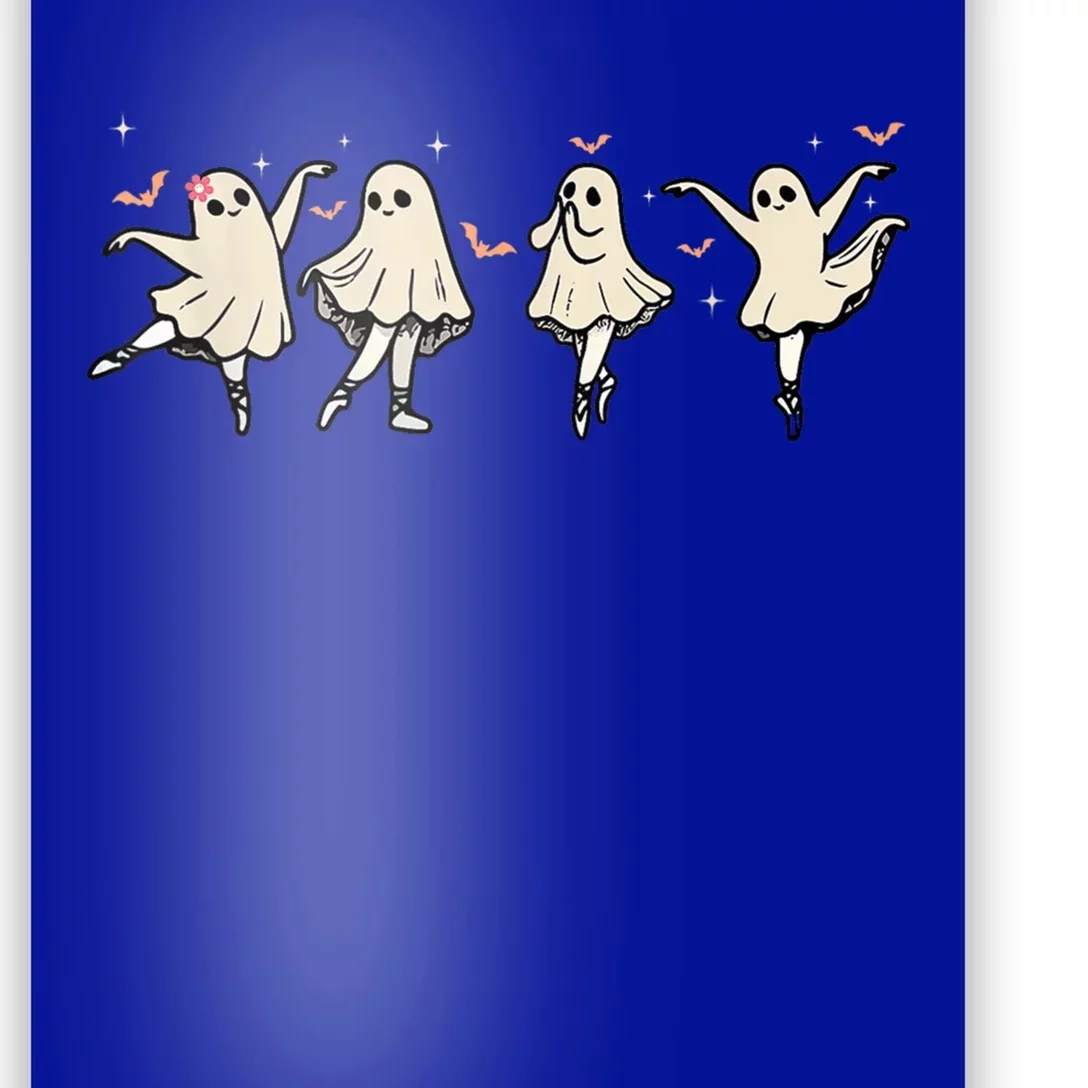 Ballet Ghost Ballet Dancer Spooky Dance Teacher Halloween Cool Gift Poster