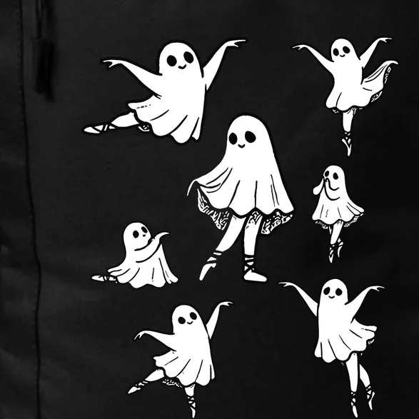 Ballet Ghost Ballet Dancer Spooky Dance Teacher Halloween Daily Commute Backpack