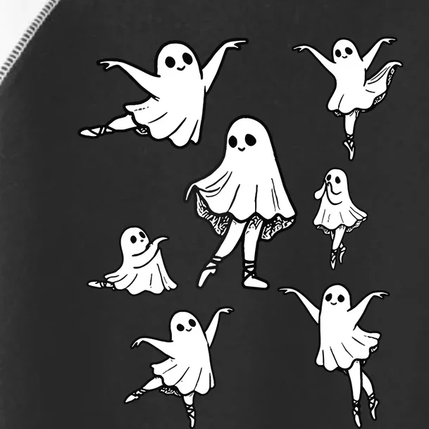 Ballet Ghost Ballet Dancer Spooky Dance Teacher Halloween Toddler Fine Jersey T-Shirt