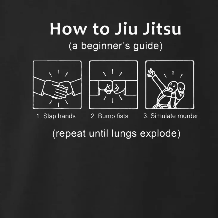 BJJ Gifts Beginner Jiu Jitsu Guide Funny Brazilian Jiu Jitsu Toddler Hoodie