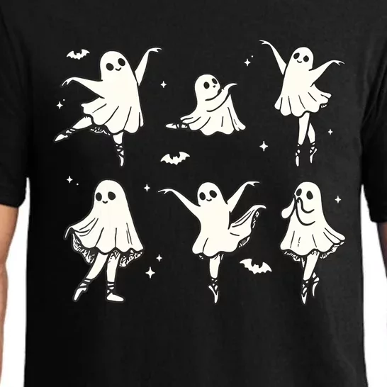 Ballet Ghost Ballet Dancer Spooky Dance Halloween Pajama Set