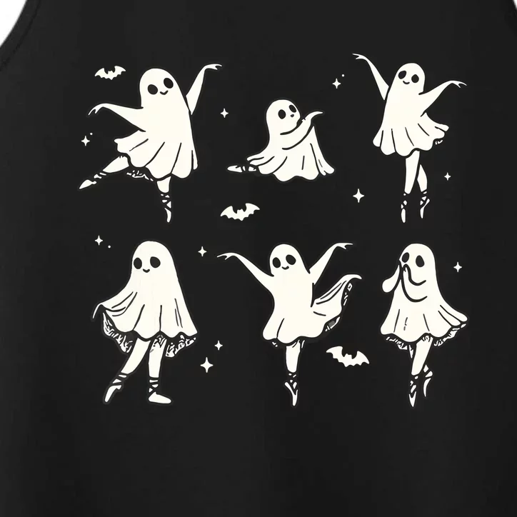 Ballet Ghost Ballet Dancer Spooky Dance Halloween Performance Tank