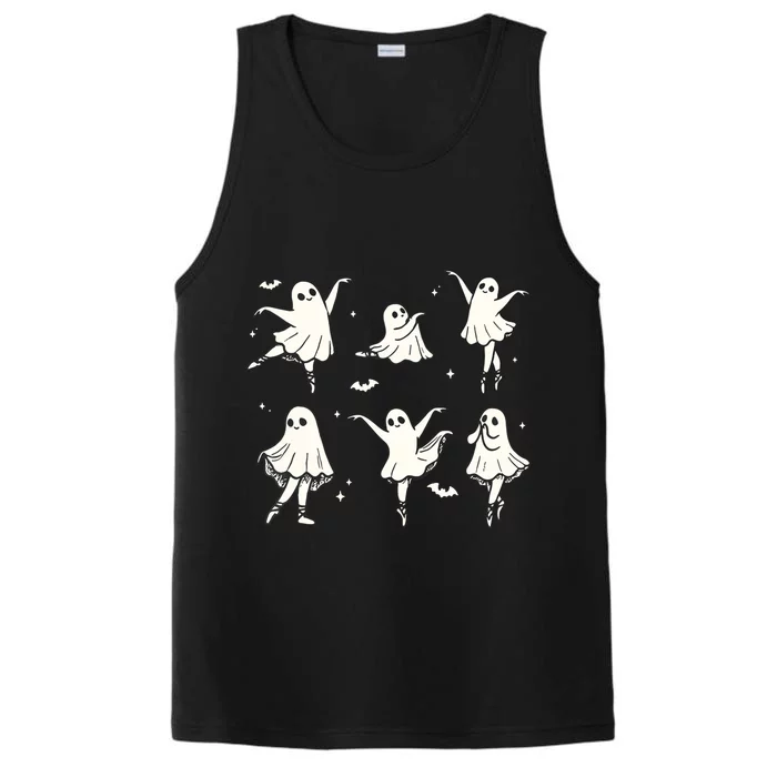 Ballet Ghost Ballet Dancer Spooky Dance Halloween Performance Tank