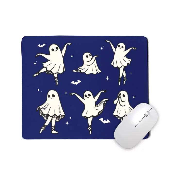 Ballet Ghost Ballet Dancer Spooky Dance Halloween Mousepad