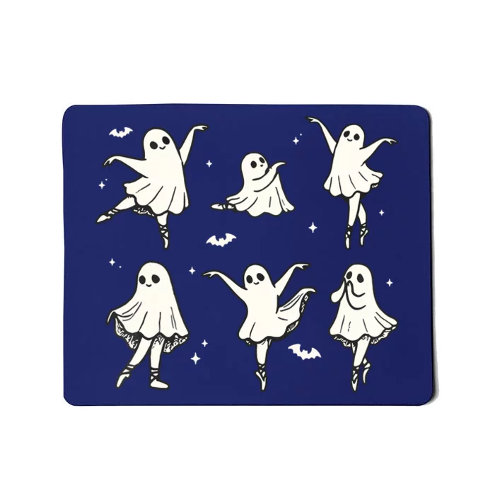 Ballet Ghost Ballet Dancer Spooky Dance Halloween Mousepad