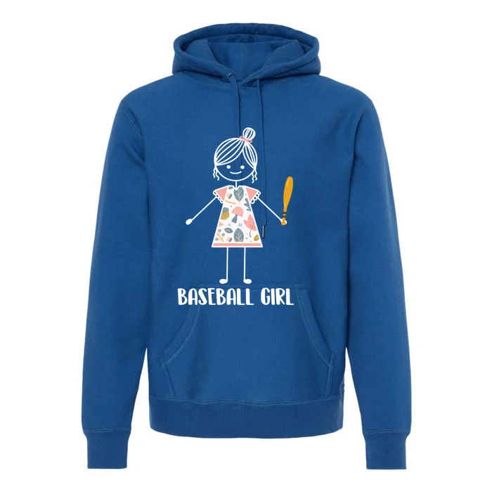 Baseball Gift Baseball Player Fan Baseballer Gift Premium Hoodie