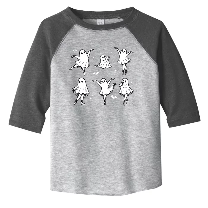 Ballet Ghost Ballet Dancer Spooky Dance Halloween Toddler Fine Jersey T-Shirt