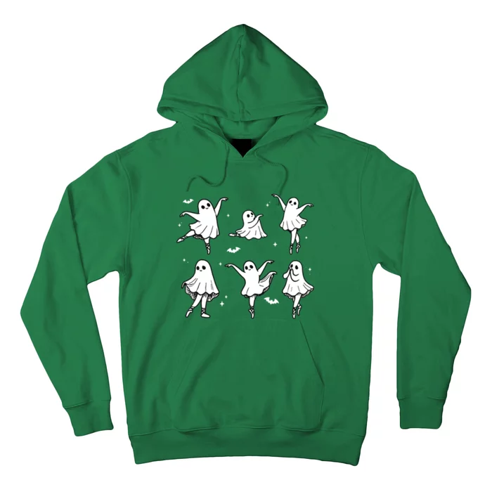 Ballet Ghost Ballet Dancer Spooky Dance Halloween Hoodie