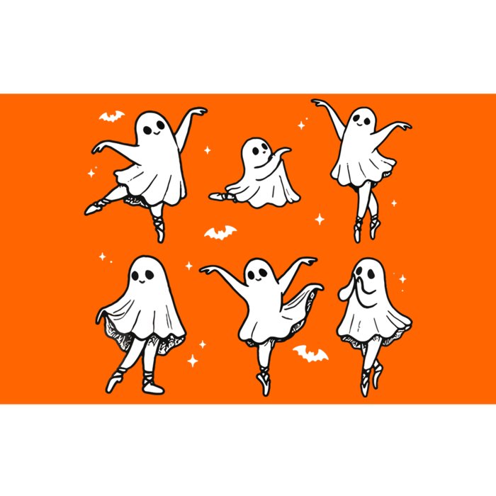 Ballet Ghost Ballet Dancer Spooky Dance Halloween Bumper Sticker