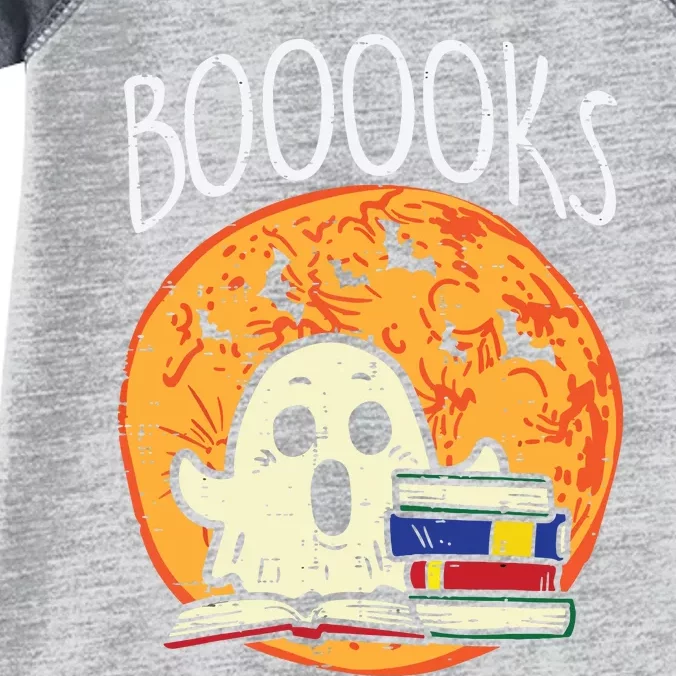 Books Ghost Boooks Halloween Reading Librarian Teacher Book Infant Baby Jersey Bodysuit