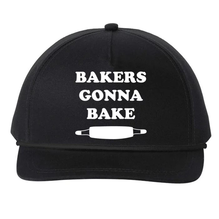 Bakers Gonna Bake Cute Baking Gift Snapback Five-Panel Rope Hat