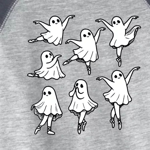 Ballet Ghost Ballet Dancer Spooky Dance Teacher Halloween Toddler Fine Jersey T-Shirt