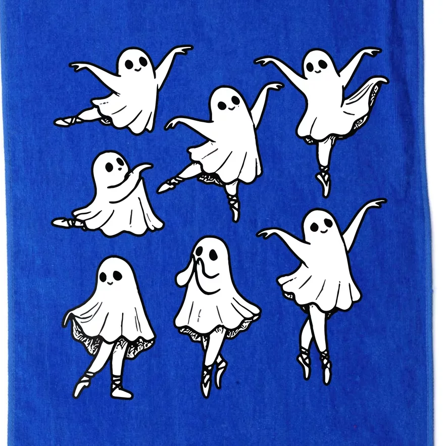 Ballet Ghost Ballet Dancer Spooky Dance Teacher Halloween Platinum Collection Golf Towel