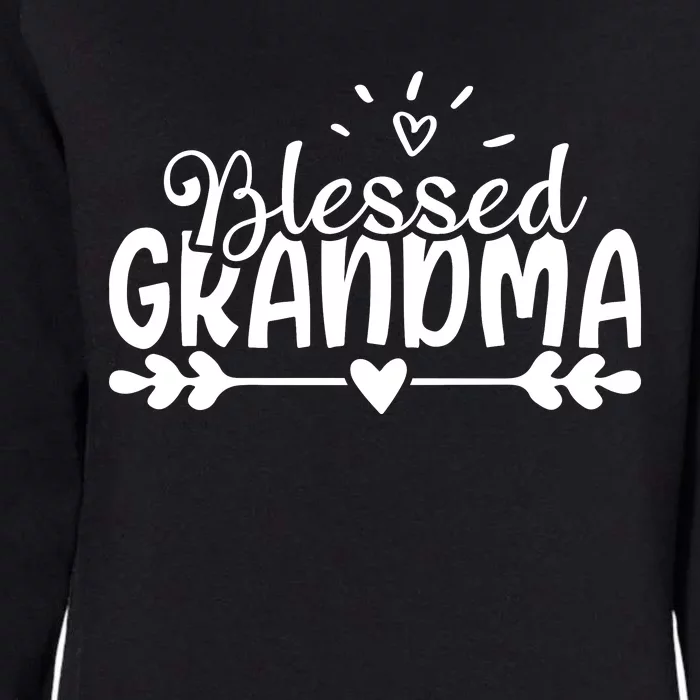 Blessed Grandma Womens California Wash Sweatshirt