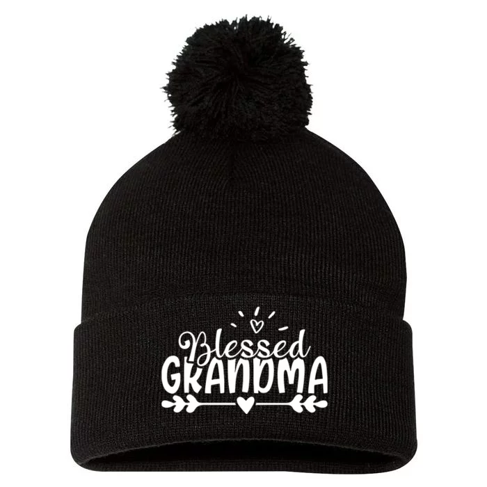 Blessed Grandma Pom Pom 12in Knit Beanie