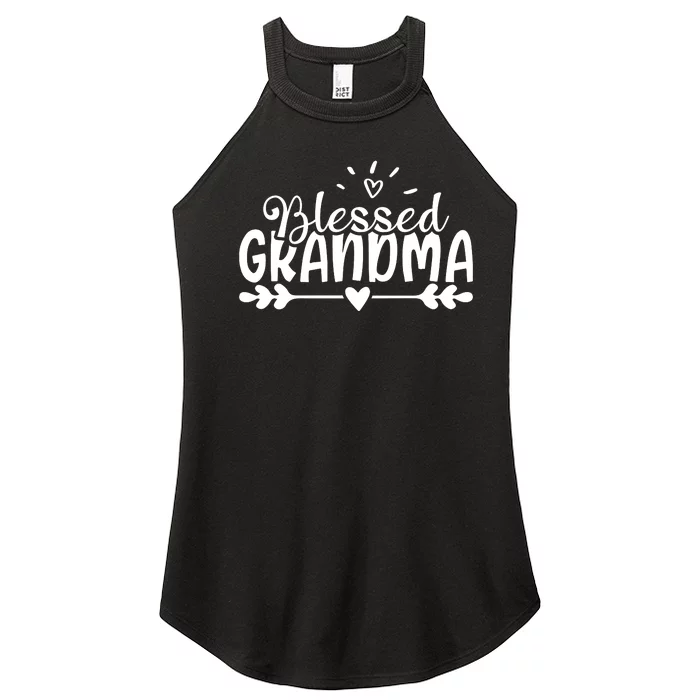 Blessed Grandma Women’s Perfect Tri Rocker Tank