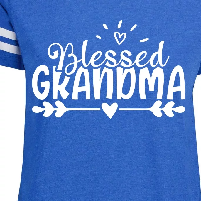 Blessed Grandma Enza Ladies Jersey Football T-Shirt