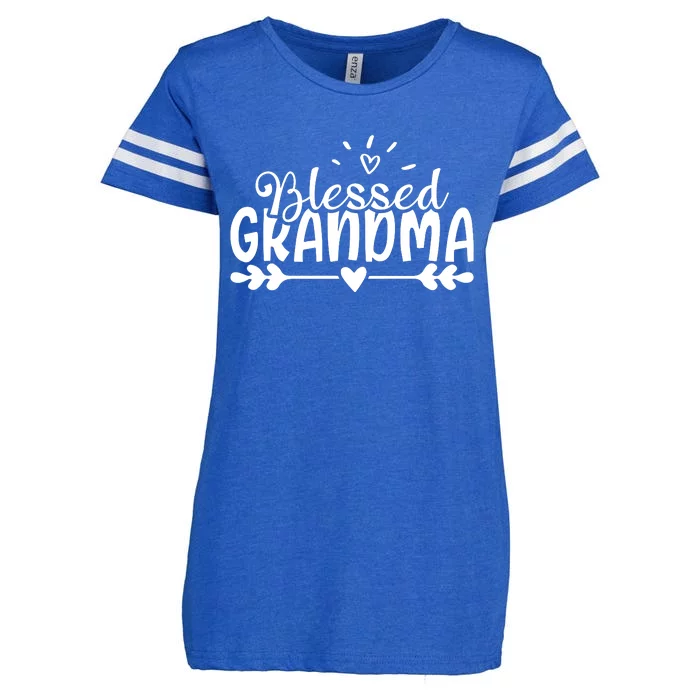 Blessed Grandma Enza Ladies Jersey Football T-Shirt