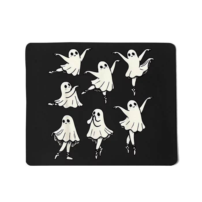 Ballet Ghost Ballet Dancer Spooky Dance Teacher Halloween Gift Mousepad