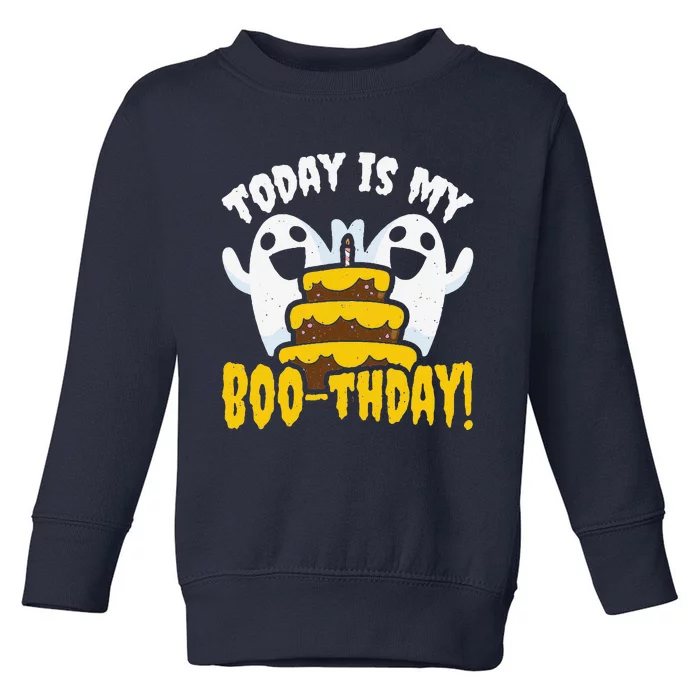 Boo Ghost Birthday Funny Halloween Costume Women Toddler Sweatshirt