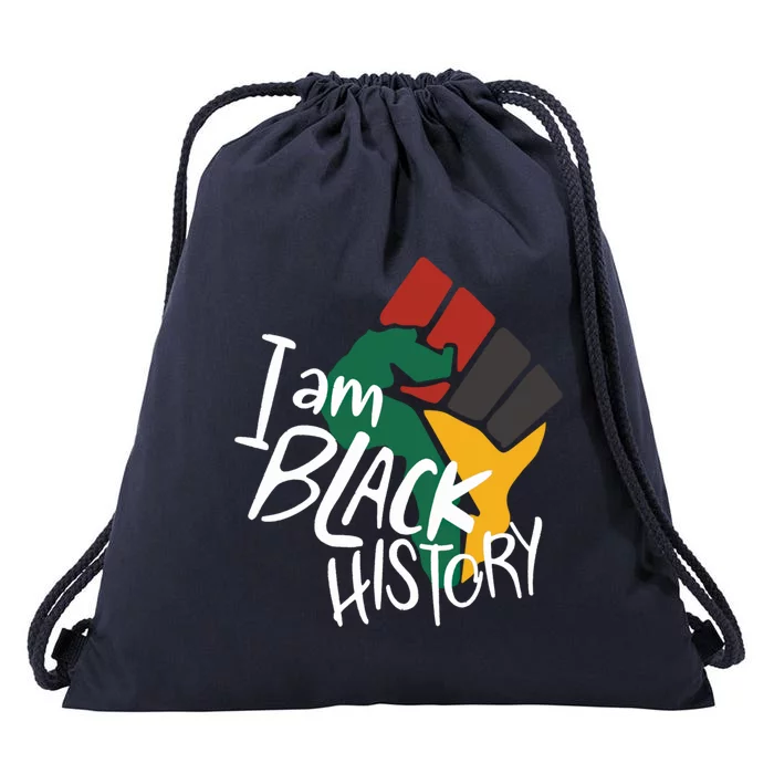 Black Gift Black History Gift Black History Black Gift Drawstring Bag