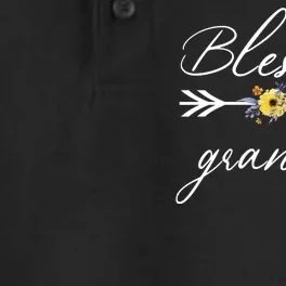 Blessed Grandma Dry Zone Grid Performance Polo